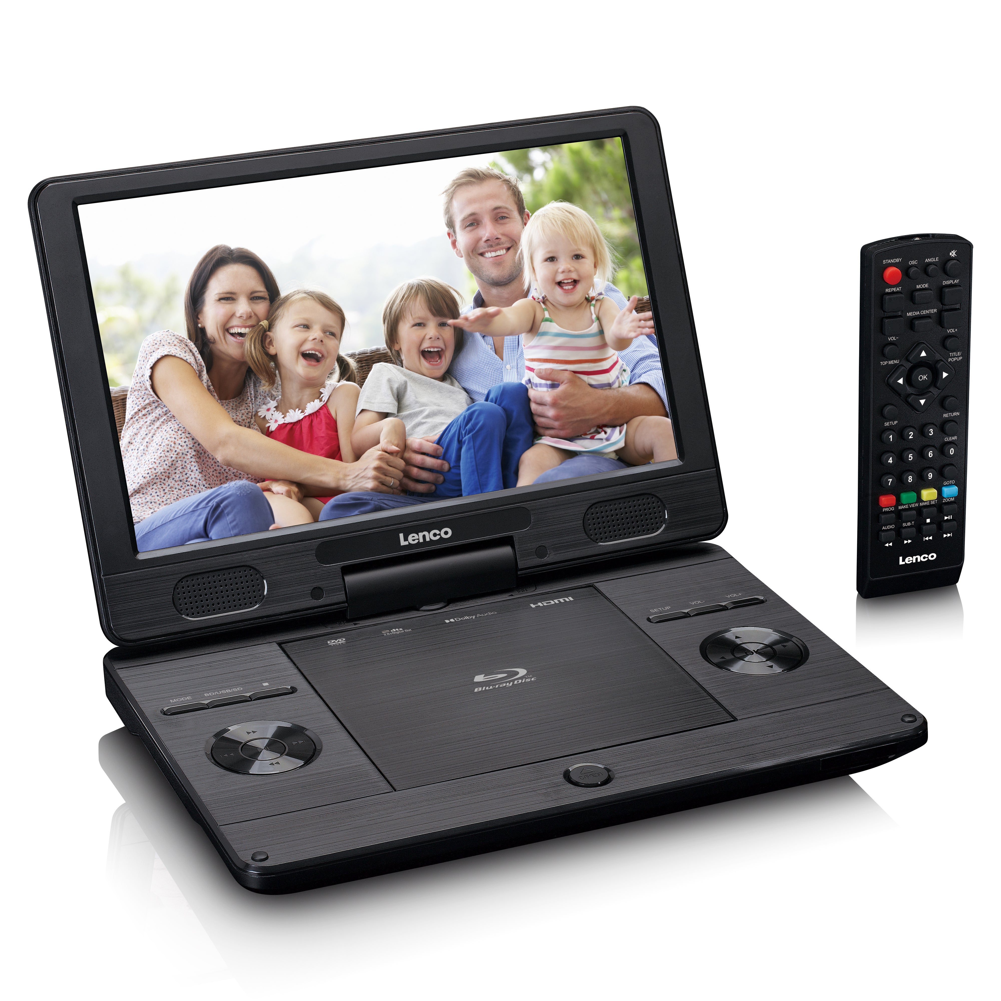 LENCO BRP-1150BK - 11,5” Portable Bluray and DVP – Lenco-Catalog