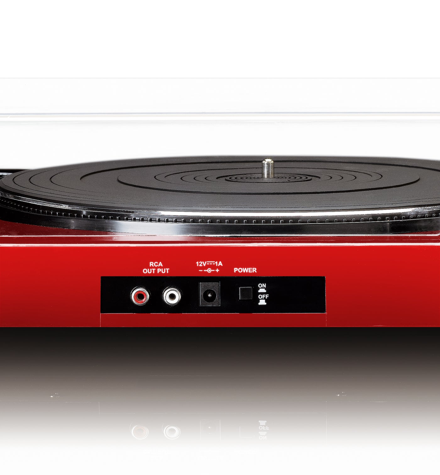 LENCO L-85 Red - Turntable with USB direct encoding - Red