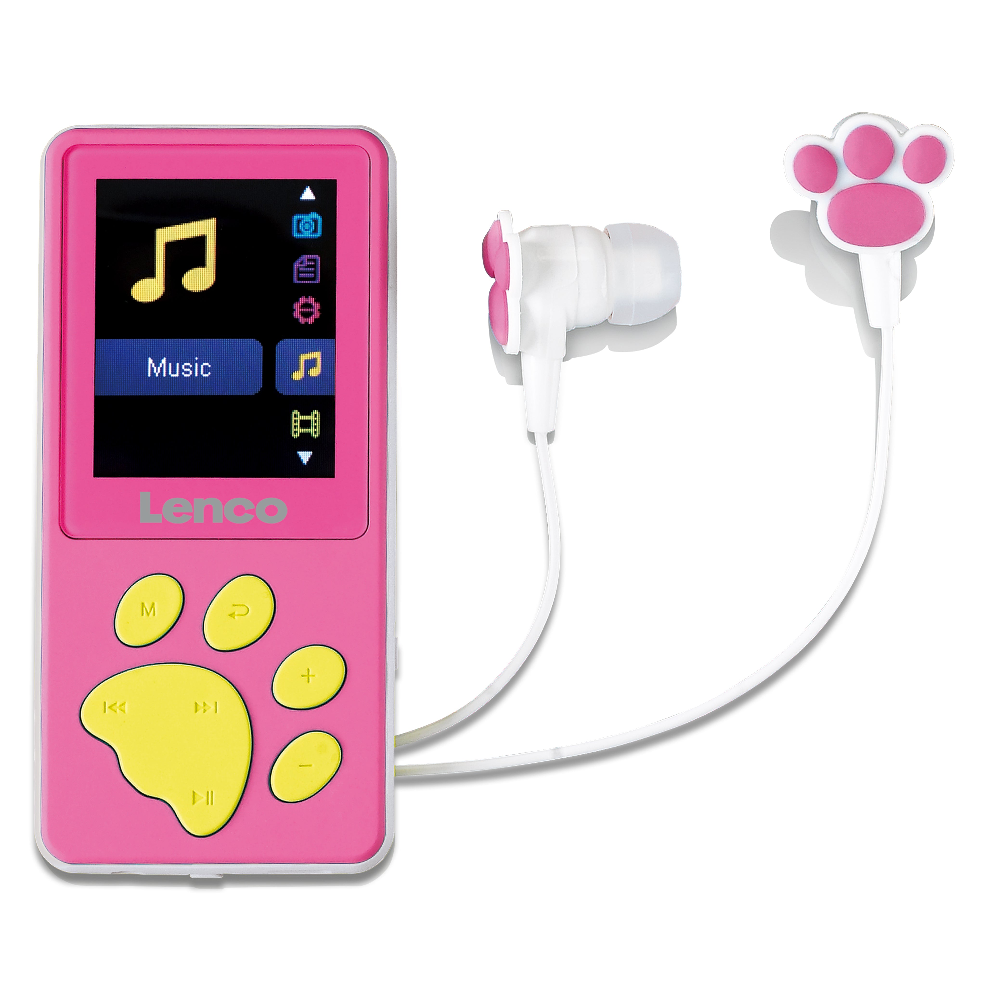 – Pink player memory - with 8GB Lenco-Catalog MP3/MP4 LENCO Xemio-560PK -