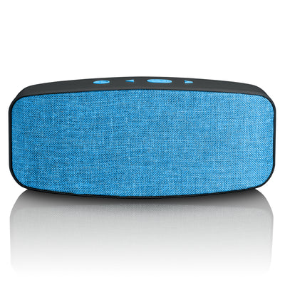Lenco BT-130BU - Stereo Bluetooth speaker with 6w output power and carry strap - Blue