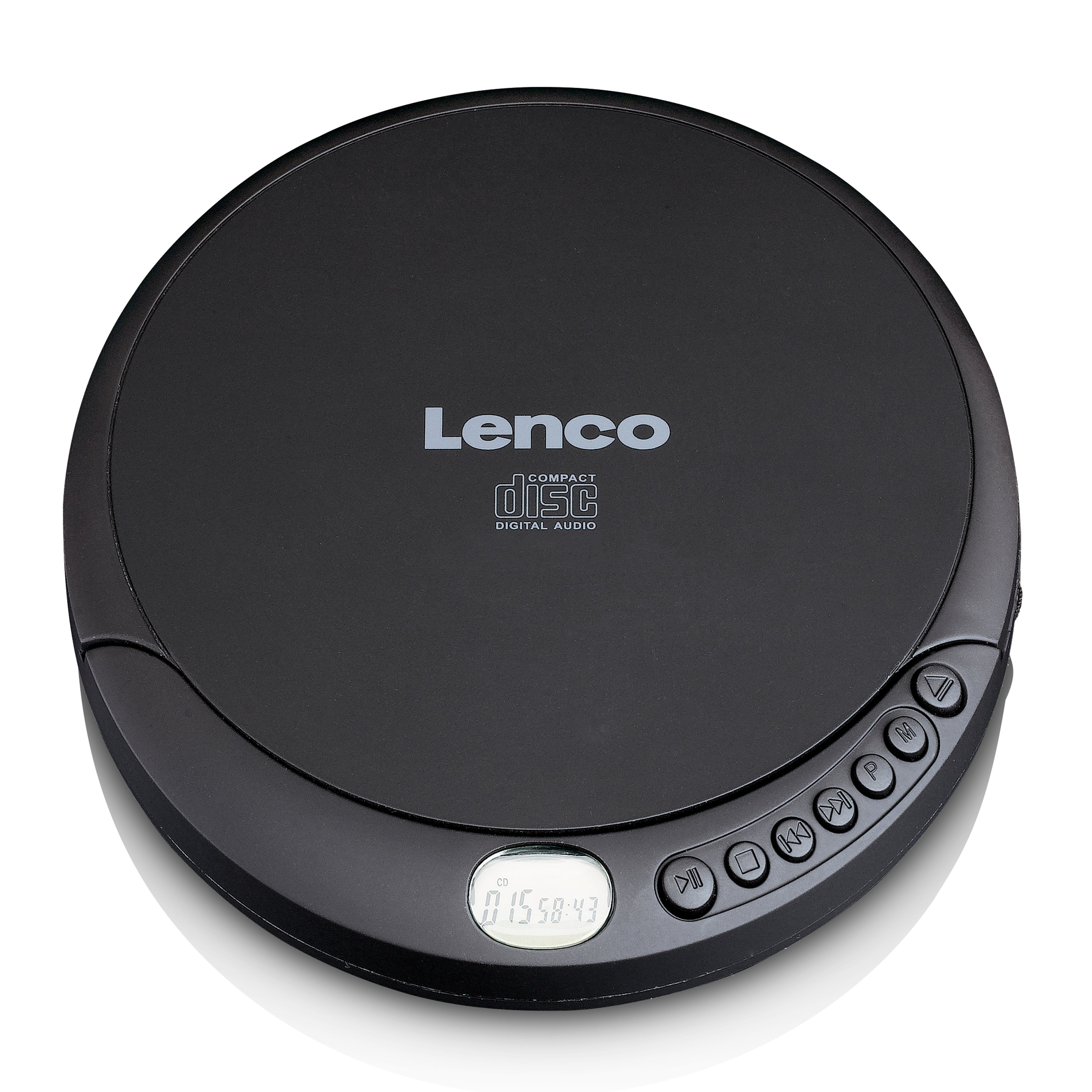 LENCO CD-010 - Portable CD -Catalog function player with charging - Lenco – Black