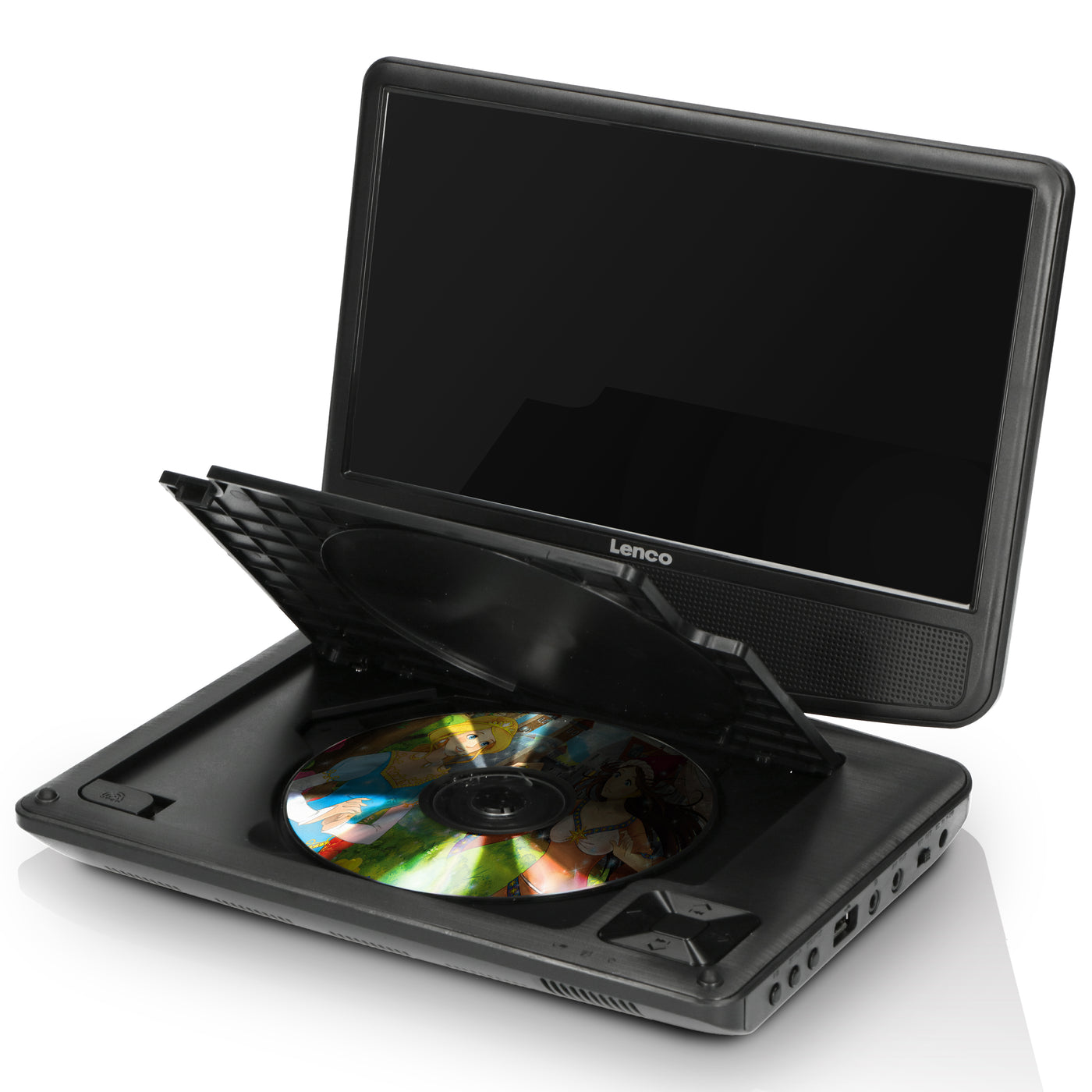 LENCO DVP-901BK - 9" portable DVD player with USB - Black