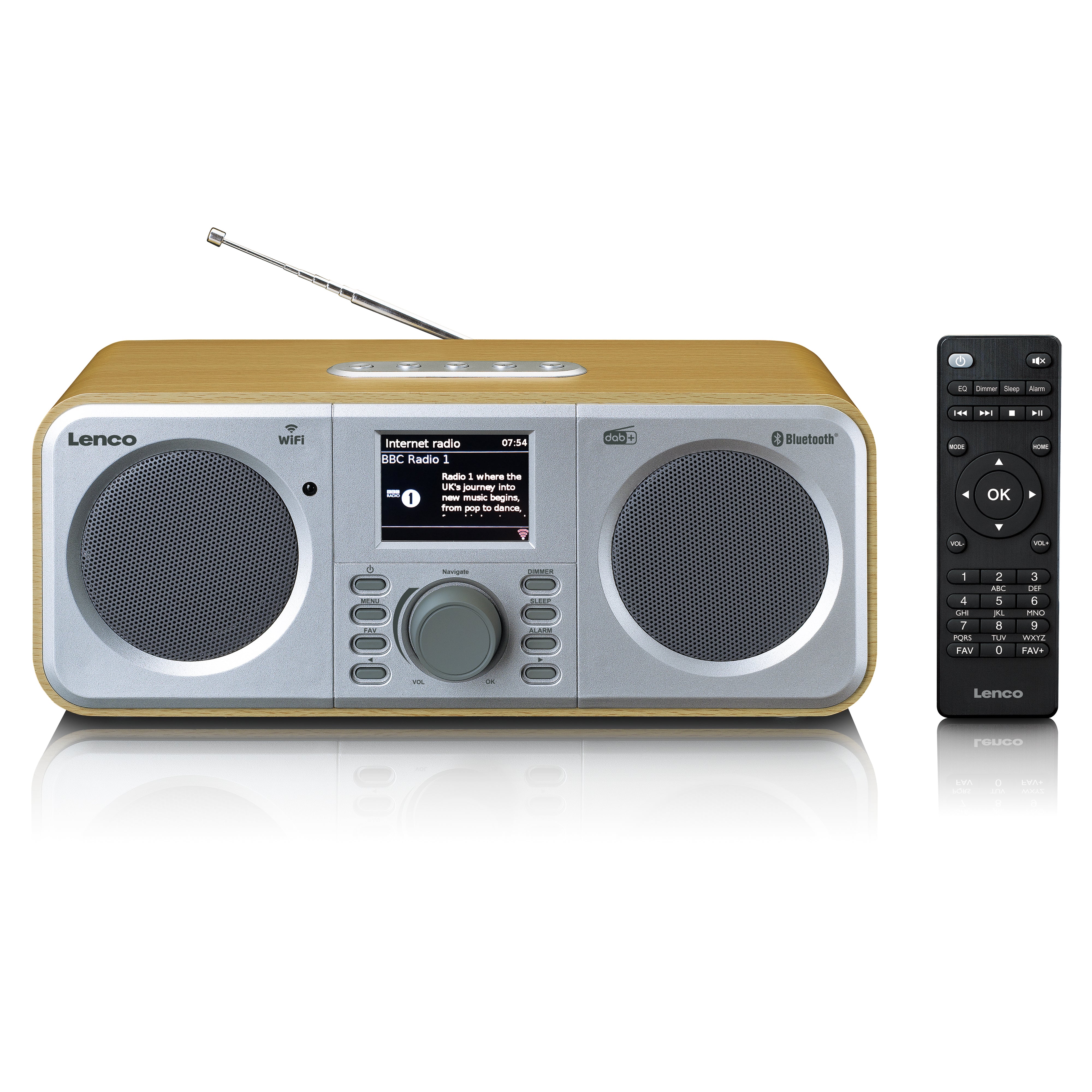 LENCO DIR-141WD - Internet radio with DAB+, Bluetooth® and Spotify Con –  Lenco-Catalog