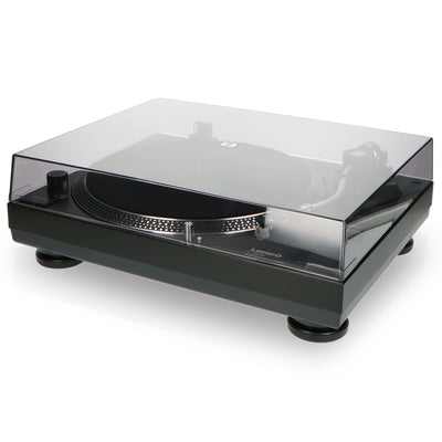LENCO L-3808 Black - Direct drive turntable with USB / PC Encoding - Black