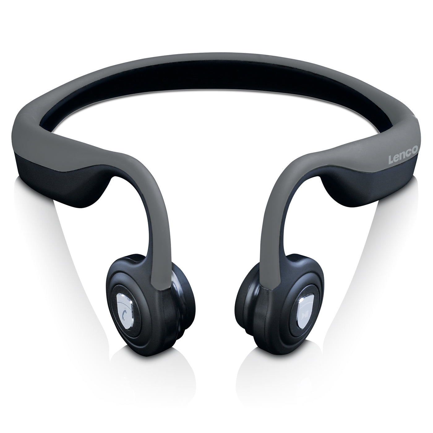 Bluetooth® LENCO HBC-200 Słuchawki z przewodnictwem kostnym – czarne