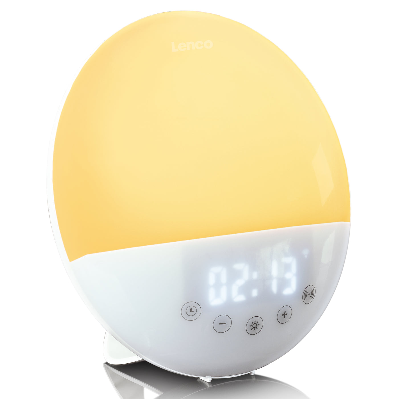 LENCO CRW-110WH - Smart clock radio with wake up light - Multi colour