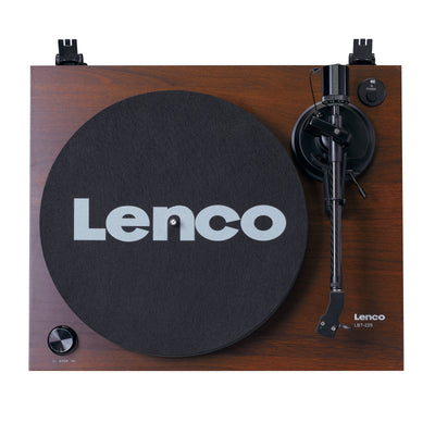 LENCO LBT-225WA - Gramofon z transmisją Bluetooth® - ciemny brąz