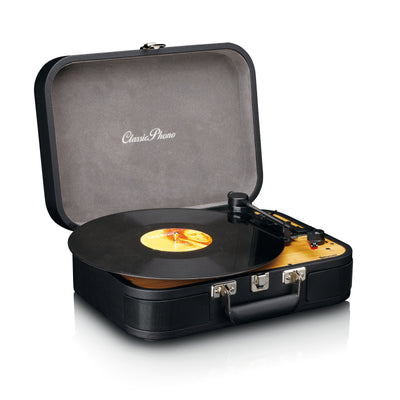 CLASSIC PHONO TT-116BK - Retro Bluetooth® Record Player with built-in speakers - Black