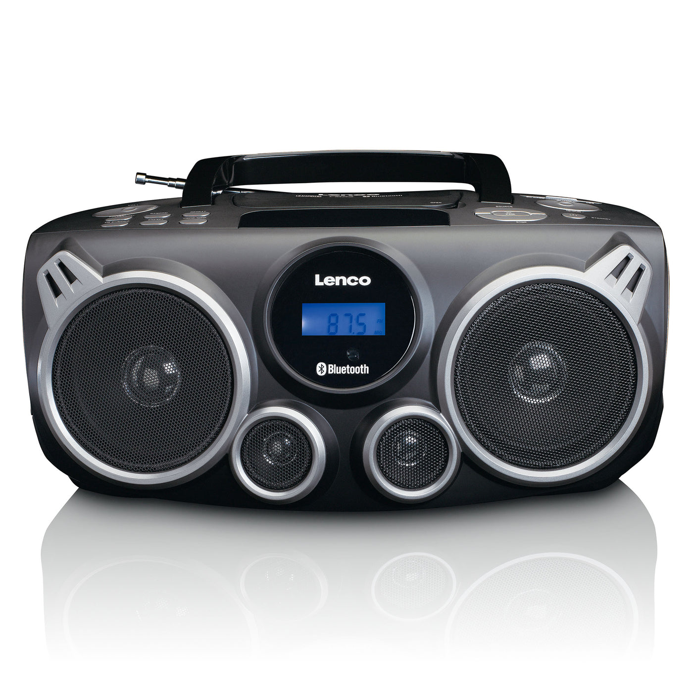 LENCO SCD-685BK - Portable DAB+/FM Radio CD-player with Bluetooth®, US –  Lenco-Catalog
