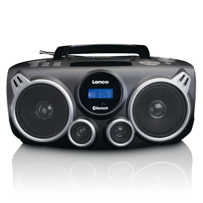 LENCO SCD-685BK - Portable DAB+/FM Radio CD-player with Bluetooth®, USB and SD-card - Black