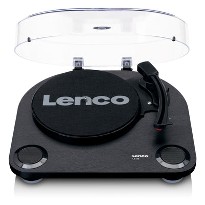 LENCO LS-40BK - Turntable with built-in speakers - Black