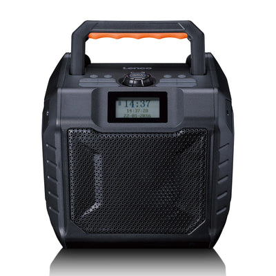 LENCO ODR-160GY – Powerful Portable Outdoor DAB+/FM Radio with Bluetooth® – IPX5 Water-Resistant – Grey