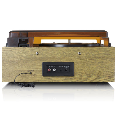 CLASSIC PHONO TT-41OK - Retro turntable with built-in speakers - Oak