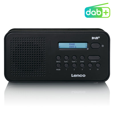 LENCO PDR-015BK - Portable DAB+/FM Radio - Black