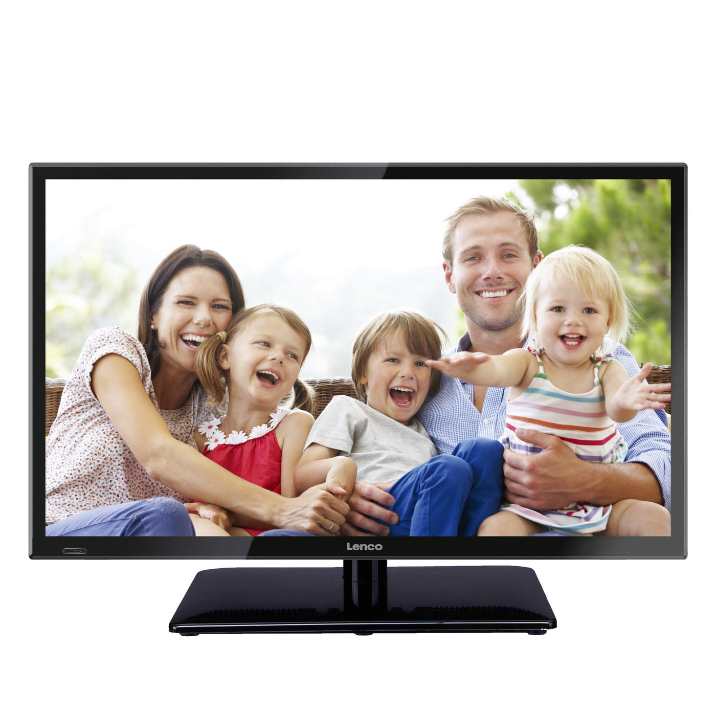 LENCO DVL-2462BK Telewizor LED Full HD - 23,6 cala - DVB-t2 - DVD - zasilacz samochodowy - Czarny