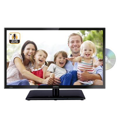 LENCO DVL-2462BK Full HD LED-TV - 23,6-inch - DVB-t2 - DVD - car adapter - Black