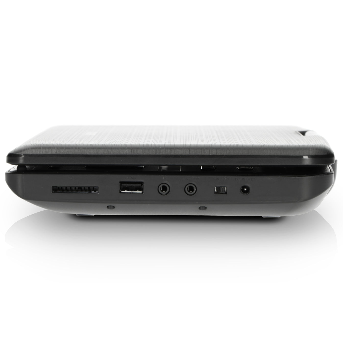 LENCO DVP-1046BK - Przenośny odtwarzacz DVD 2x 10 cali z akumulatorem, dwoma słuchawkami i dwoma uchwytami montażowymi do samochodu - Czarny