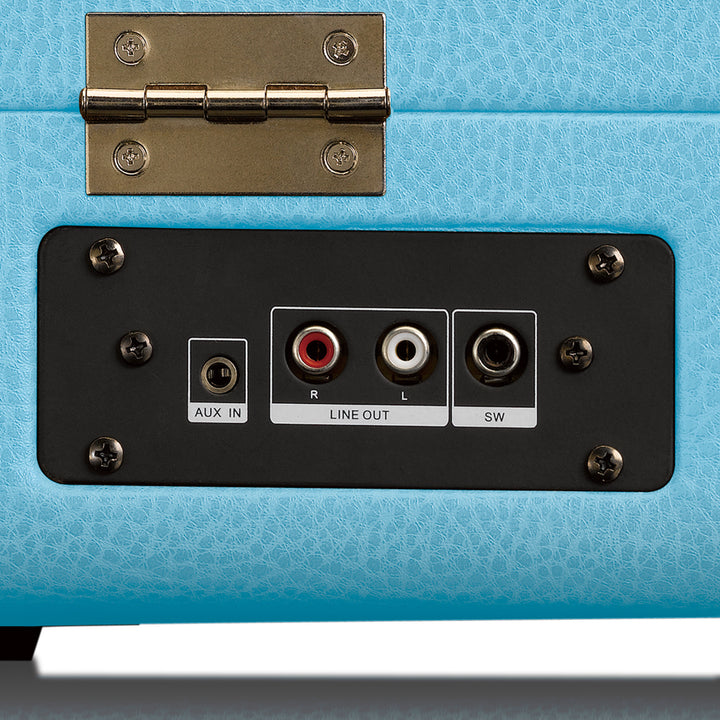 CLASSIC PHONO TT-33 Blue - Record Player in suitcase - Built-in