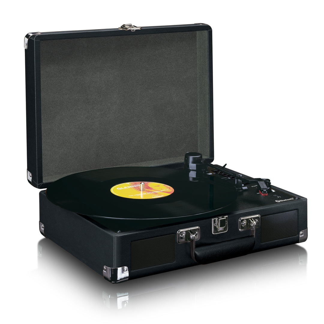 LENCO TT-13BK - Bluetooth® turntable with built-in speakers, black