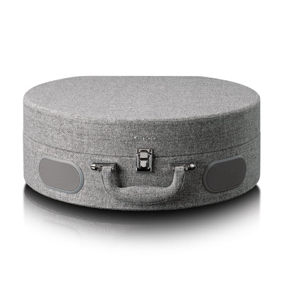 LENCO LS-66GY – Wooden Retro Turntable with Built-In Speakers, Bluetooth®, and AT3600L Cartridge – Grey