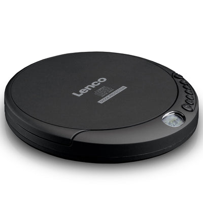 LENCO CD-200 - Przenośny odtwarzacz CD z zabezpieczeniem przeciwwstrząsowym - Czarny