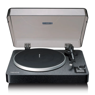 LENCO LBTA-165BK – Fully Automatic Turntable with Bluetooth® Streaming and Built-In Preamp – Metal Platter and Tonearm – Black