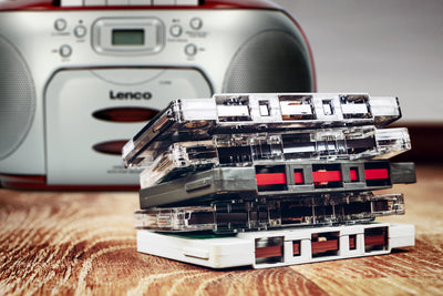 LENCO SCD-420RD - Portable FM Radio CD- Cassette player