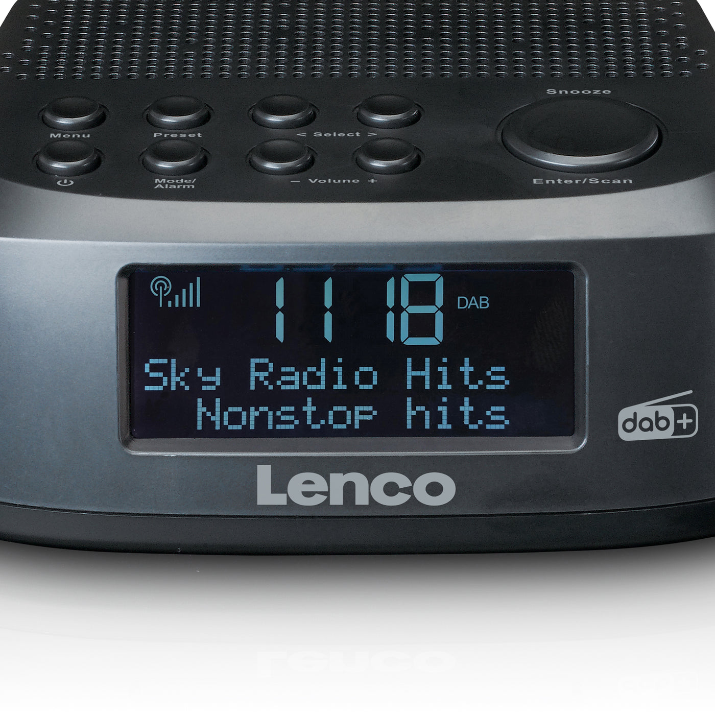 LENCO CR-605BK - Alarm clock with DAB+ and FM - Black