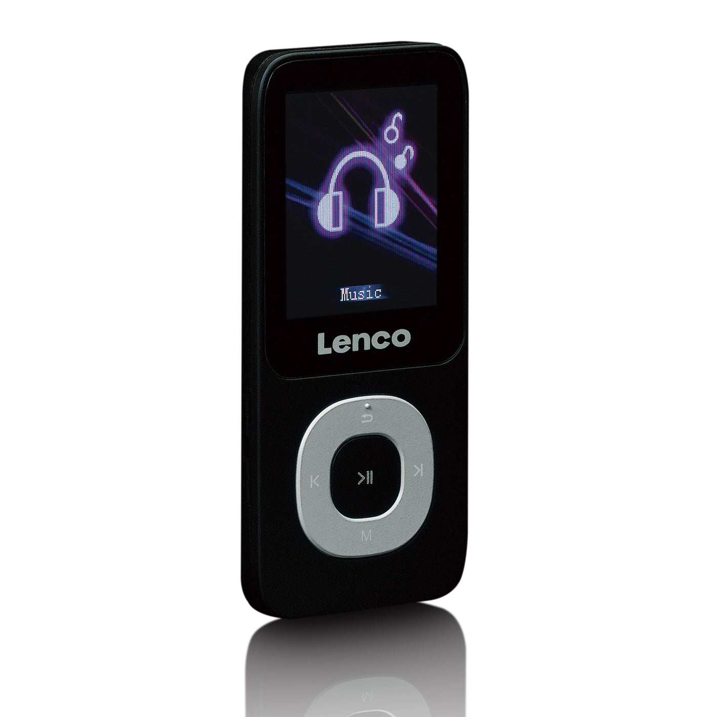 LENCO Xemio-659GY - Odtwarzacz MP3/MP4 z kartą micro SD 4GB, szary