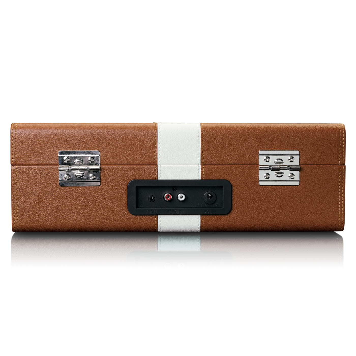CLASSIC PHONO TT-120BNWH -  Turntable with Bluetooth® reception and built-in speakers and rechargeable battery - Brown/White