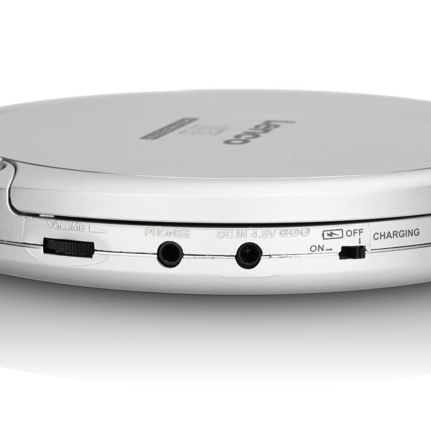 LENCO CD-201SI - Portable CD-player with anti-shock - Silver