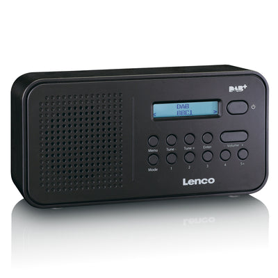 LENCO PDR-015BK - Przenośne radio DAB+/FM - Czarne