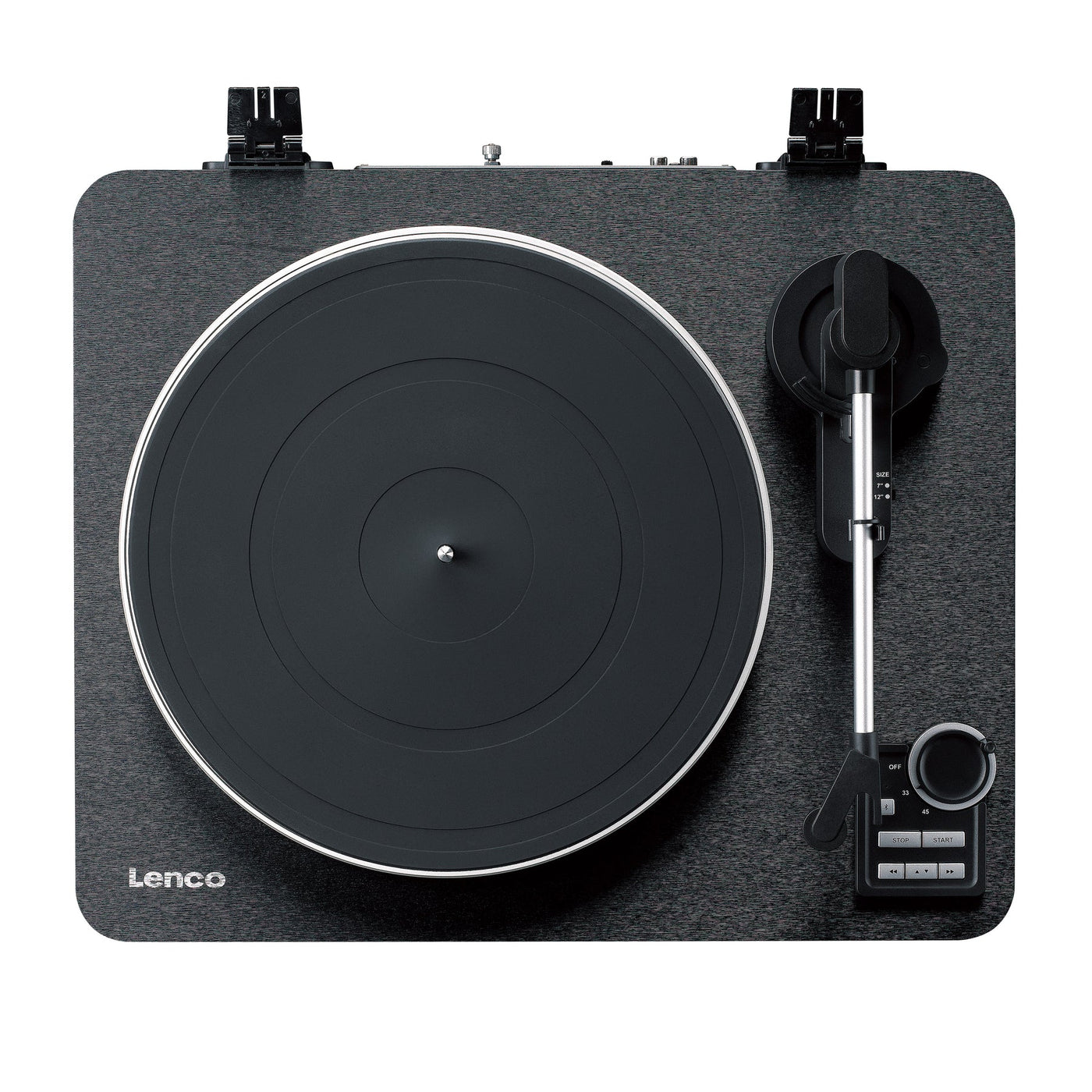 LENCO LBTA-165BK – Fully Automatic Turntable with Bluetooth® Streaming and Built-In Preamp – Metal Platter and Tonearm – Black