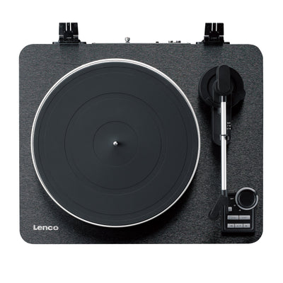 LENCO LBTA-165BK – Fully Automatic Turntable with Bluetooth® Streaming and Built-In Preamp – Metal Platter and Tonearm – Black