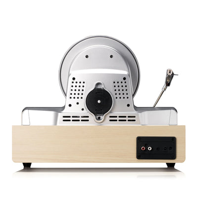 LENCO LSA-071SI – Fully Automatic Vertical Turntable with Built-in Speakers and Bluetooth® – Silver