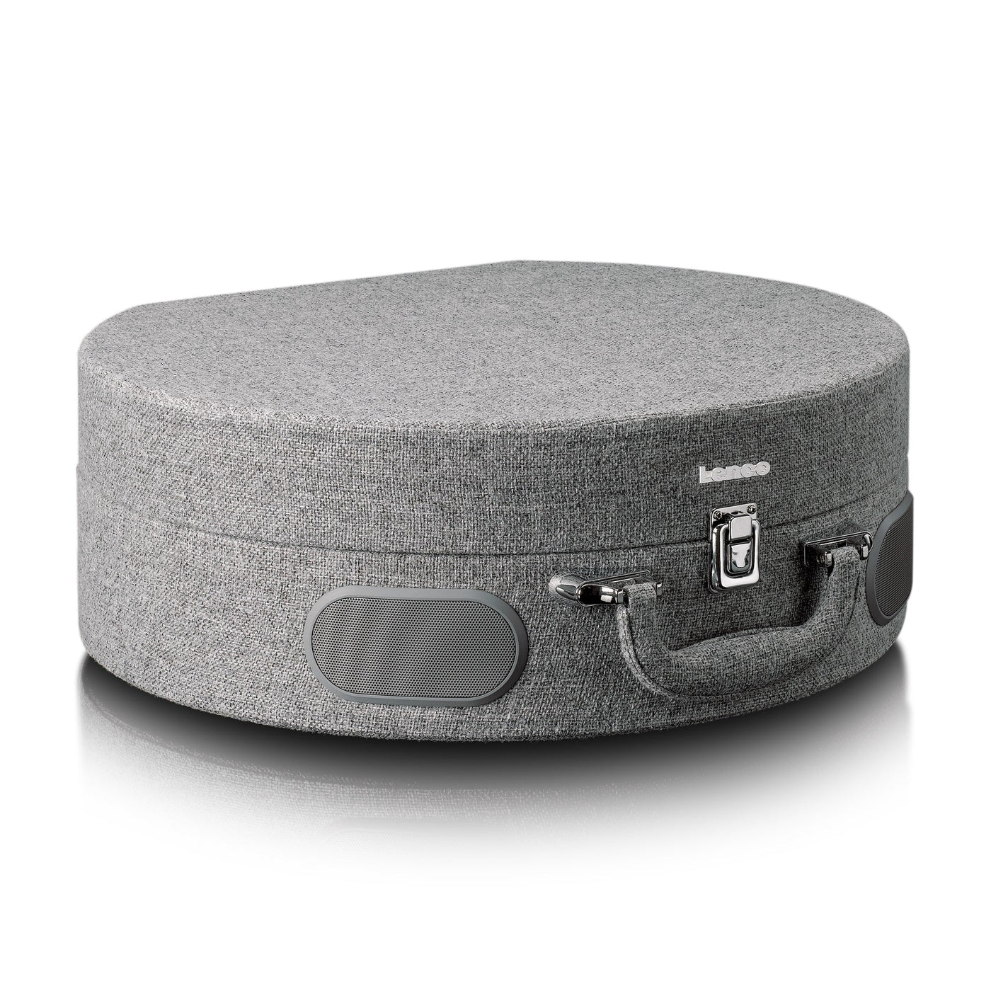 LENCO LS-66GY – Wooden Retro Turntable with Built-In Speakers, Bluetooth®, and AT3600L Cartridge – Grey