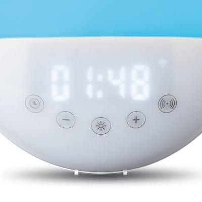LENCO CRW-110WH - Smart clock radio with wake up light - Multi colour