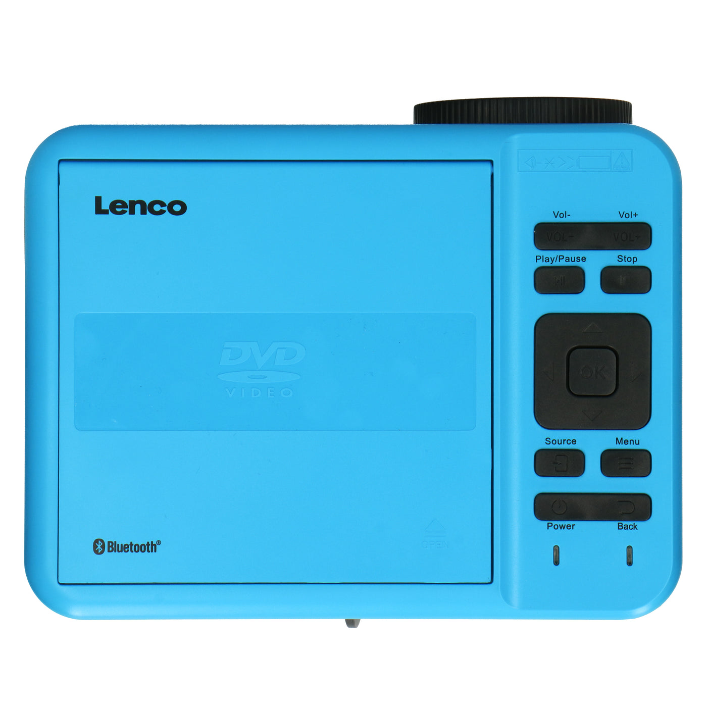LENCO LPJ-500BU - LCD Projector with DVD player and Bluetooth® - Blue