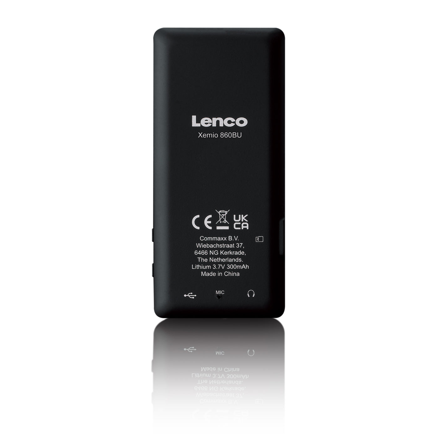 LENCO Xemio-860BU - Odtwarzacz MP3/MP4 z Bluetooth® i pamięcią wewnętrzną 8GB - Niebieski
