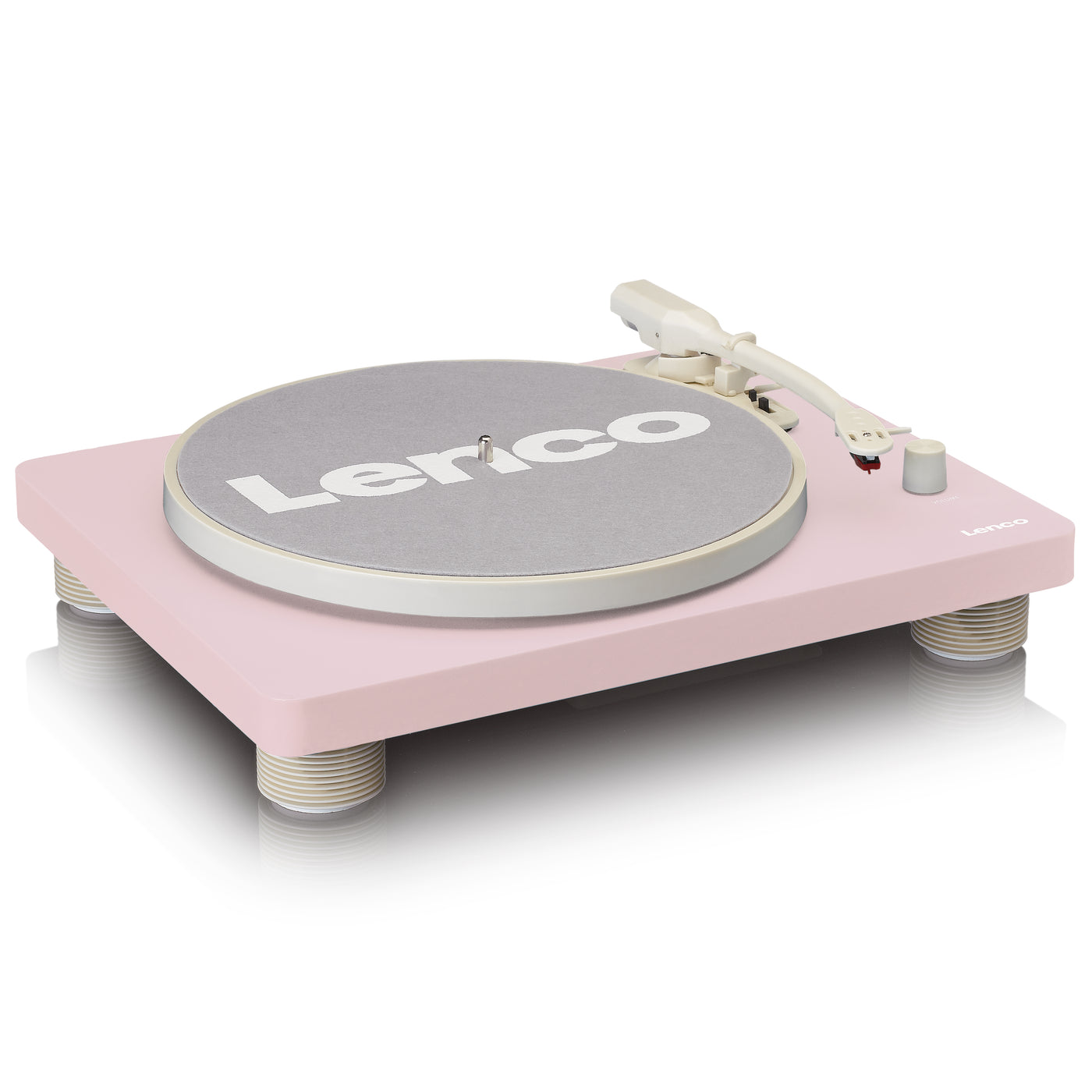 LENCO LS-50PK - Turntable with built-in speakers USB Encoding - Pink