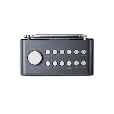 LENCO CR-625BK – DAB+/FM Clock Radio with Color Display, Sleep Timer, and Dual Alarm Function – Black