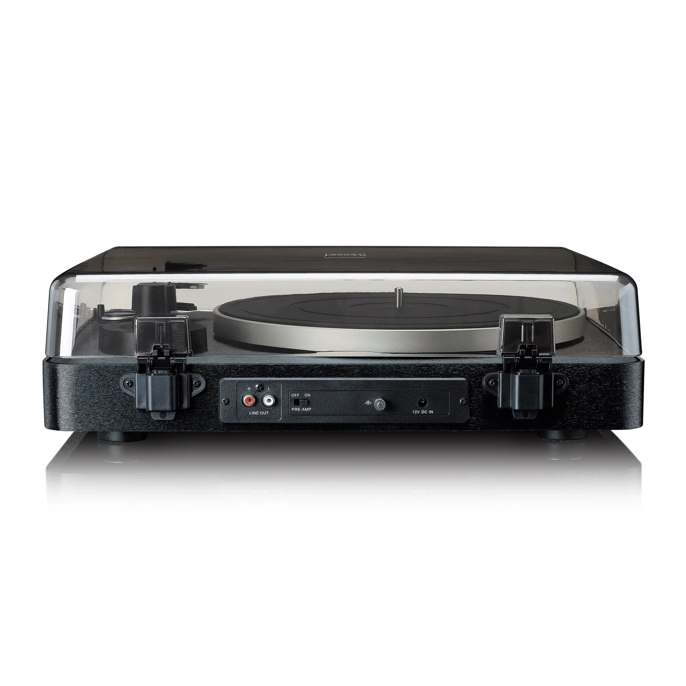 LENCO LBTA-165BK – Fully Automatic Turntable with Bluetooth® Streaming and Built-In Preamp – Metal Platter and Tonearm – Black