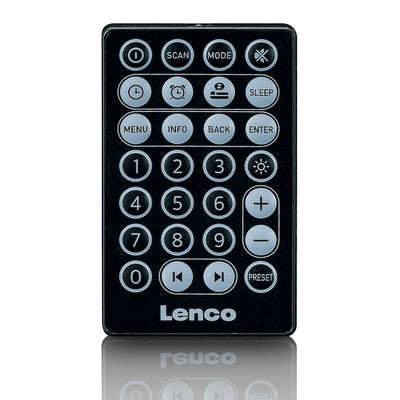 LENCO PDR-060WD - Portable DAB+/FM Radio Bluetooth, 10W Speaker, 14H Battery - Black.