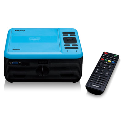 LENCO LPJ-500BU - LCD Projector with DVD player and Bluetooth® - Blue