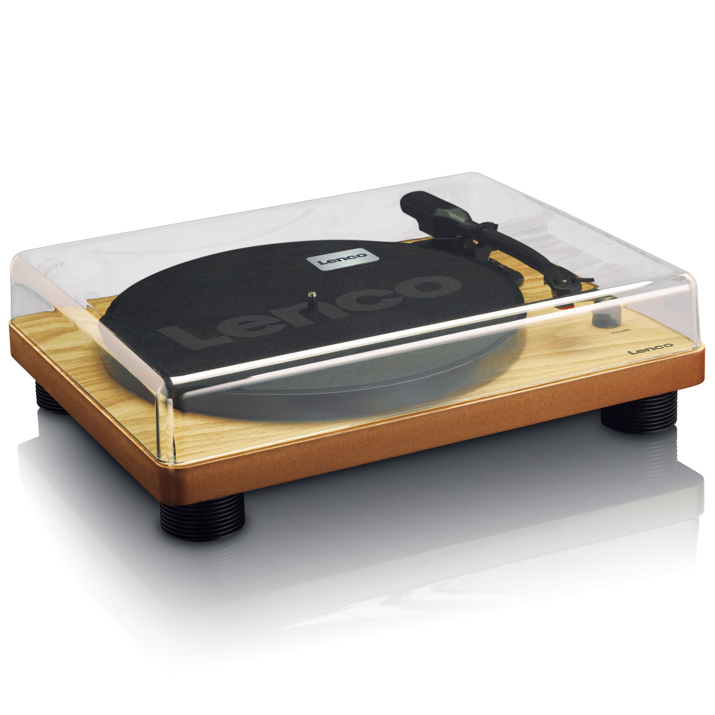 LENCO LS-50WD - Record Player with built-in speakers USB Encoding - Wood