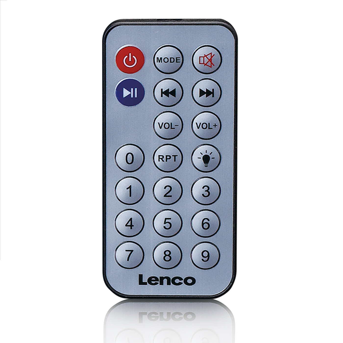 LENCO BTC-050BK - Bluetooth® AC SD, RC, USB, speaker Lenco-Catalog with MIC, – lights