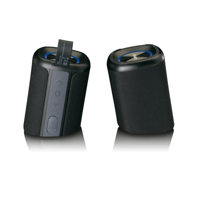 LENCO BTP-400BK - Głośnik Bluetooth® 2 w 1 – wodoodporny (IPX7), czarny