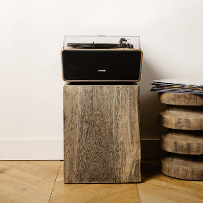 LENCO LS-570OK - Record player with built-in speakers and Bluetooth® - Record player on legs - Oakwood