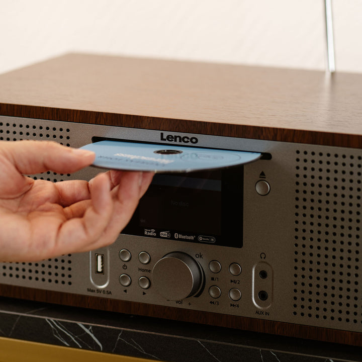 Lenco DIR-70 - Internet Radio - DAB , FM, Bluetooth - Zwart Lenco DIR-70 - Internet Radio - DAB , FM, Bluetooth - Zwart