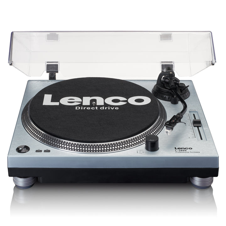 LENCO L-3809ME - Direct drive Record Player with USB / PC Encoding